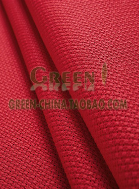 DIY刺绣布料:韩进口GREEN14CT纯棉绣布红色321（布宽150CM）