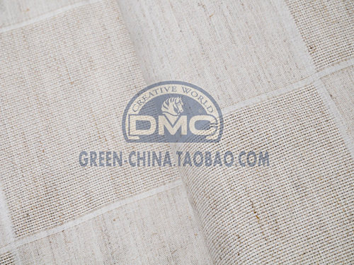 DIY刺绣布料：DM254T法国DMC14CT窗式棉麻桌布453（布宽170CM）
