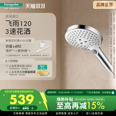 汉斯格雅hansgrohe手持花洒喷头