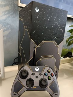 xbox series X贴纸XSX贴膜动漫 个性 光环限定多款 不留胶可定制