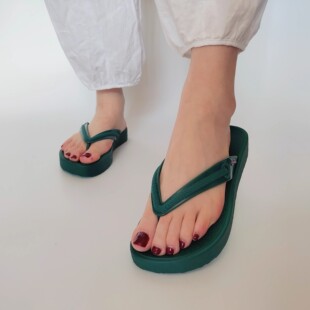 正品依帕Ipanema人字拖女外穿厚底夹脚沙滩拖鞋海边2025新款