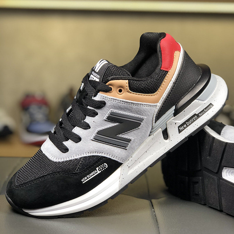 总统慢跑鞋新品春秋季款透气网面休闲鞋防滑耐磨运动鞋男子跑步鞋