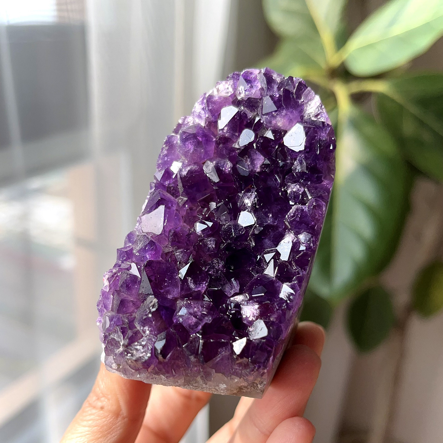 天然乌拉圭紫水晶摆件