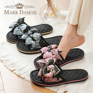 家居室内地板拖鞋 新款 原创居家布艺男女情侣加厚三层防滑静音韩版