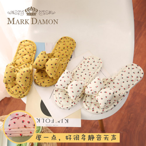 马克达蒙女士纯棉韩版手工蝴蝶结