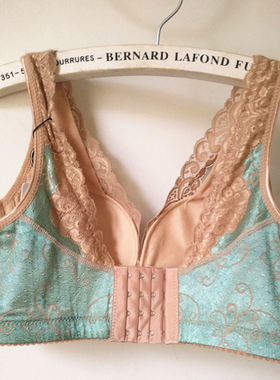 传统美文胸555b厚4444c薄宽带聚拢无钢圈收副乳上托调整女士内衣