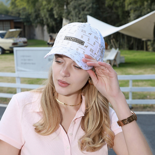 BBX棒球帽满印小鹿发财男女加大加深运动休闲四季遮阳学生鸭舌帽
