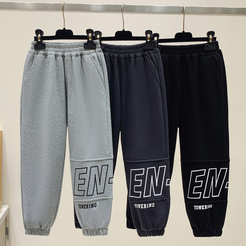 男童裤子春装2025新款儿童运动裤