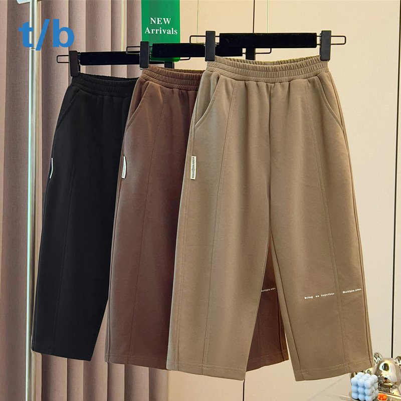 男童裤子春秋季新款儿童运动裤