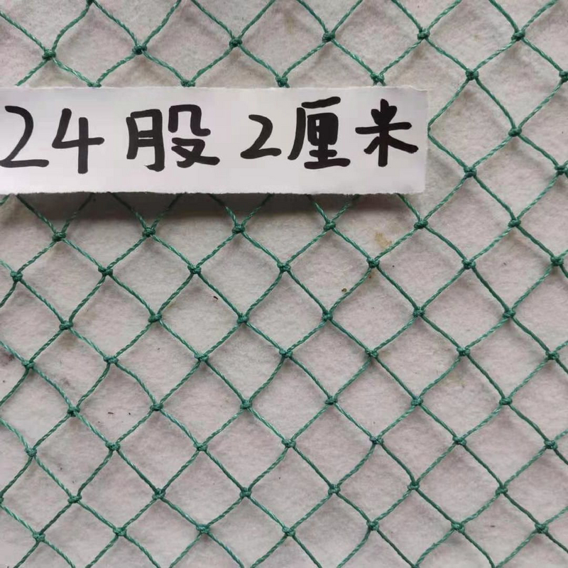 24股2厘米渔网鱼网养鸡网防护网养殖网护栏网围栏网户外尼龙网子