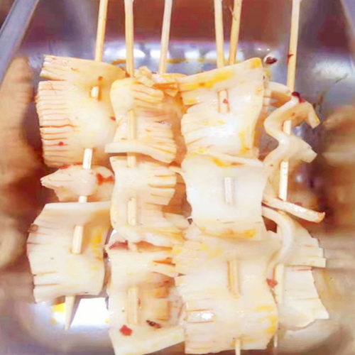 素黄喉肚片魔芋串串火锅关东煮