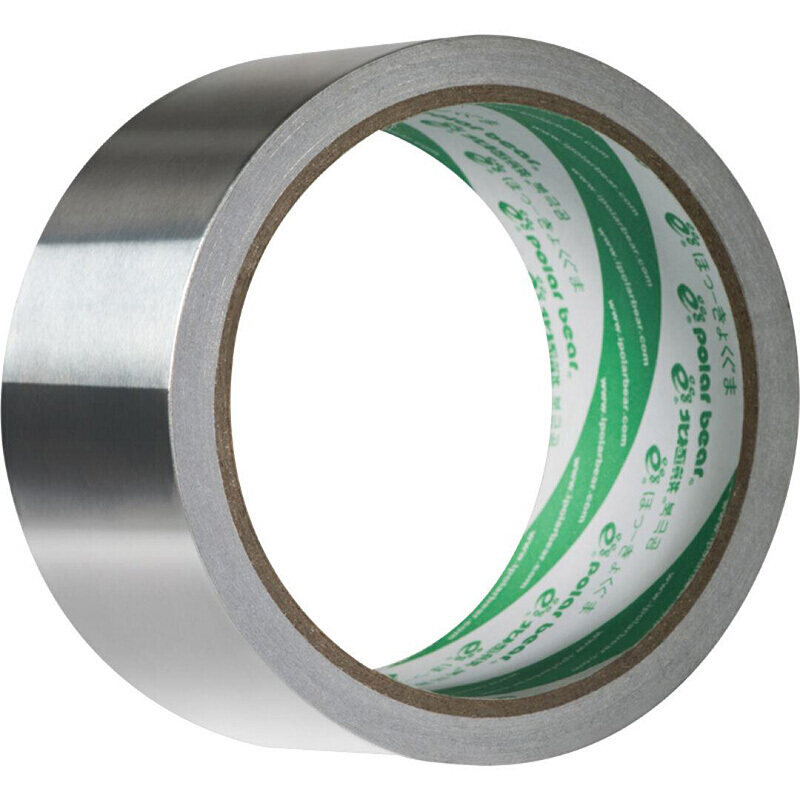 北极熊 AL-501铝箔胶带耐高温加厚纯铝4.8cm密封防水自粘管道胶带