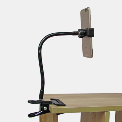 金属大力夹便携直播自拍支夹圆管床头桌面软管手机支撑架懒人支架