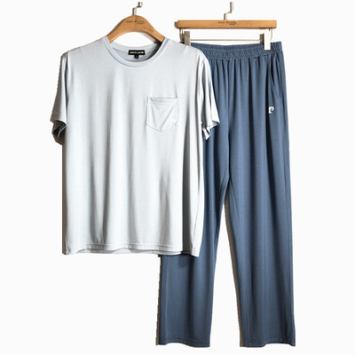 皮尔卡丹男士优可丝短袖长裤套装