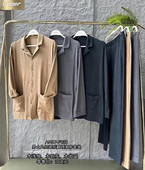 家居服套装 翻领几何提花长袖 睡衣睡裤 凯撒caser秋冬男士 AM67 F938