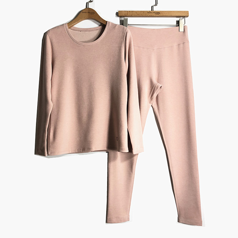 长袖Q弹膨特绒保暖套装凯撒caser