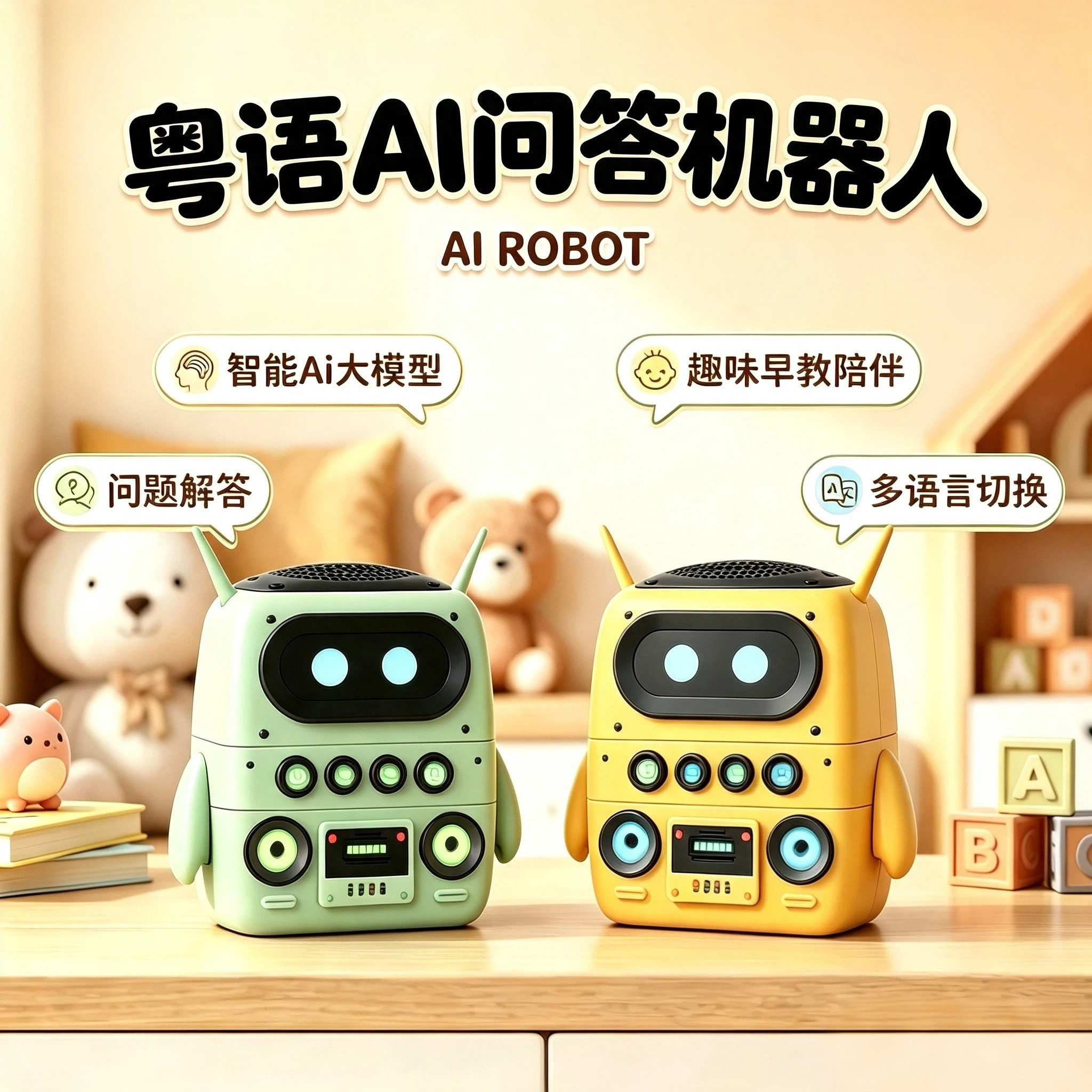 粤语AI对话机器人大模型37种语言