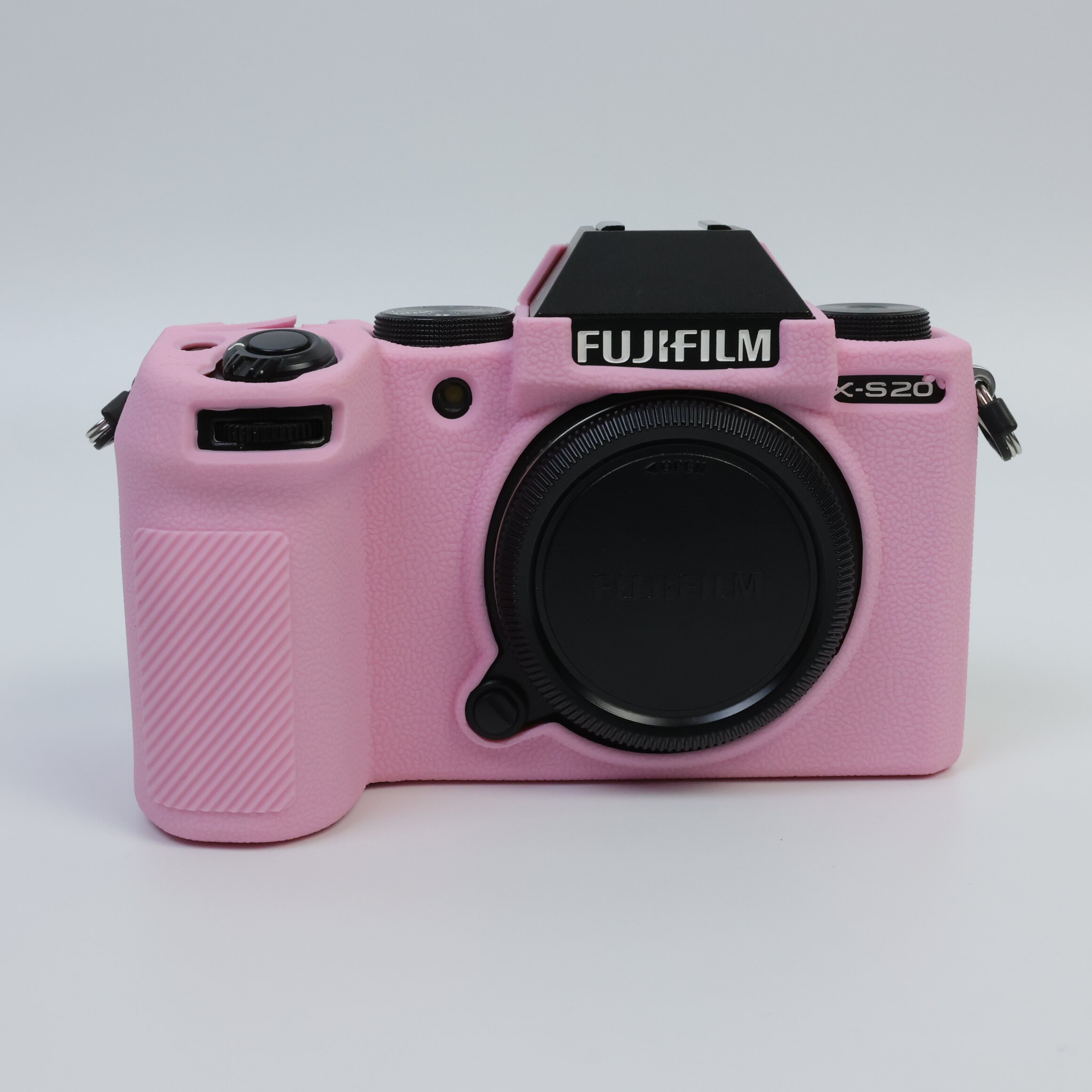 适合富士X-S10硅胶套相机包 xs10 XS20保护套荔枝纹纹理防滑外壳