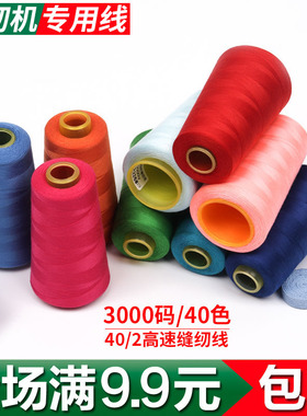 天凤牌缝纫线 宝塔线家用缝衣缝纫机线40s/2高速涤纶线手缝包邮