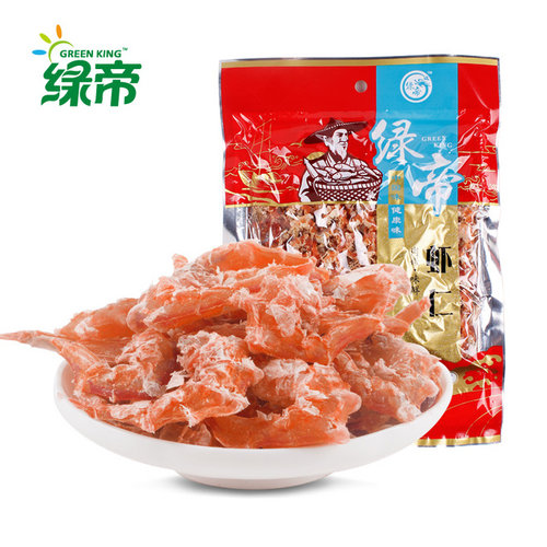 绿帝虾仁干200g特产海鲜