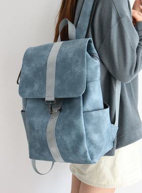 书包女韩版高中原宿ulzzang校园百搭大学生背包ins高级感双肩包女
