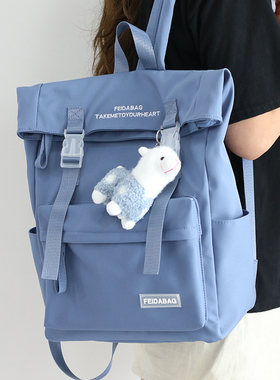 书包女韩版原宿ulzzang高中初中生大学生日系校园学院风ins双肩包