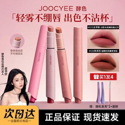 买1发4Joocyee酵色粉雾口红笔