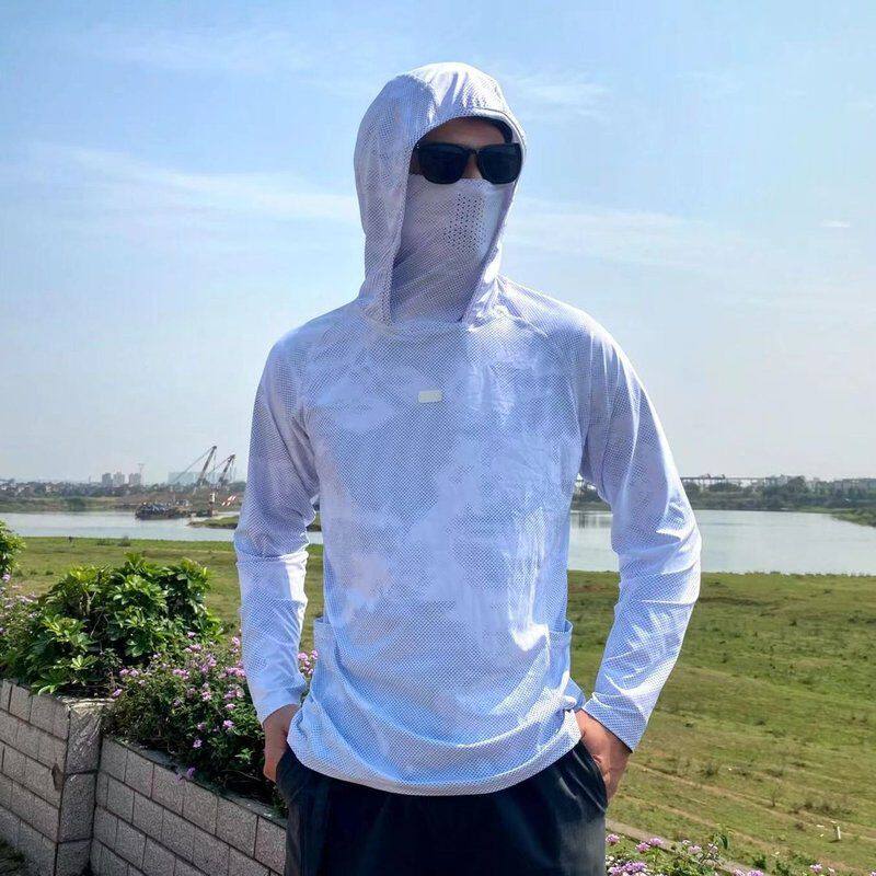 PaDaPaDaP男士防晒服钓鱼服骑行服运动户外速干透气防晒衣男款
