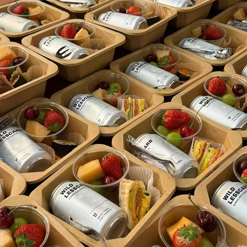 正方形牛皮纸环保降解防水防油