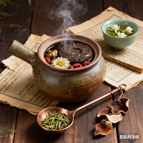 主播b备九紫离火五行能量茶一包等于打坐站桩3小时清五脏3秒生津