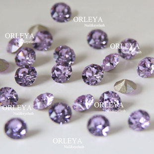 现货 正品施家钻奥地利华子1088尖底圆钻371紫罗兰美甲饰品