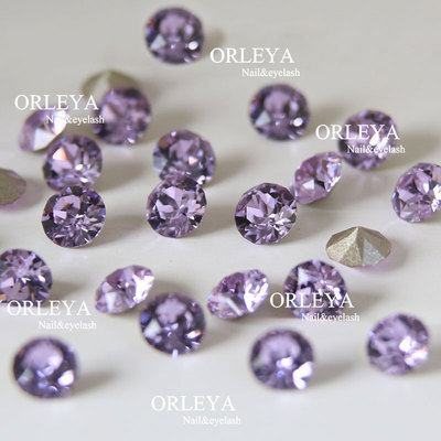 施家华子371紫罗兰美甲钻饰品