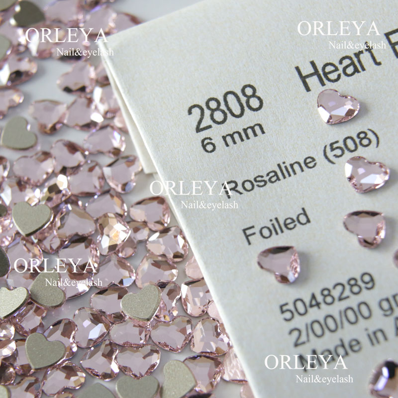 施华洛世奇508蔷薇粉美甲饰品钻