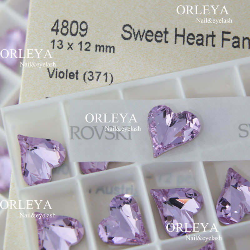施华洛世奇371紫罗兰美甲钻饰品