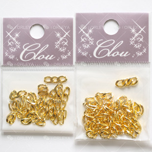 50145 Clou美甲饰品金色链条 50148 G20 美甲店用 现货 日式 正品