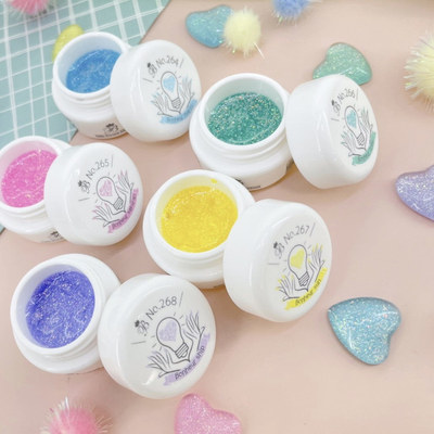 正品Bella甲油胶甜蜜纽带细闪