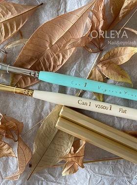 现货 正品CAN I VIGOUR 安脂联名美甲日式光疗笔方头方圆头笔