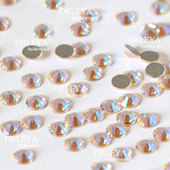 现货正施家华子奥地利水晶2058美甲水晶391SHIM闪烁丝绸色平底钻