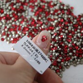 正品 华子1088尖底圆形钻276绯红色奥地利水晶美甲钻奥钻饰品百搭