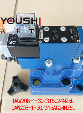 电磁卸荷阀DAW20B-1-30/315G24NZ5L,DAW20B-1-30/315AG24NZ5L