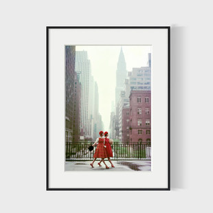 norman parkinson 诺曼帕金森时尚摄影大师女装店高级感轻奢挂画