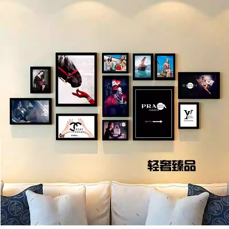 爱马海报名牌包广告海报服装店箱包店装饰画轻奢侈品品牌挂画壁画