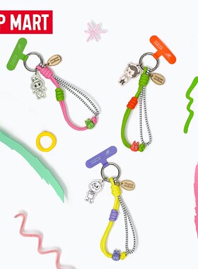 POPMART泡泡玛特THE MONSTERS十周年系列手机挂绳盲盒周边礼物