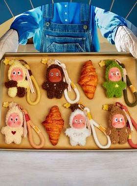 POP MART泡泡玛特星星人美味时刻系列现烤小饼干毛绒挂件盲盒礼物