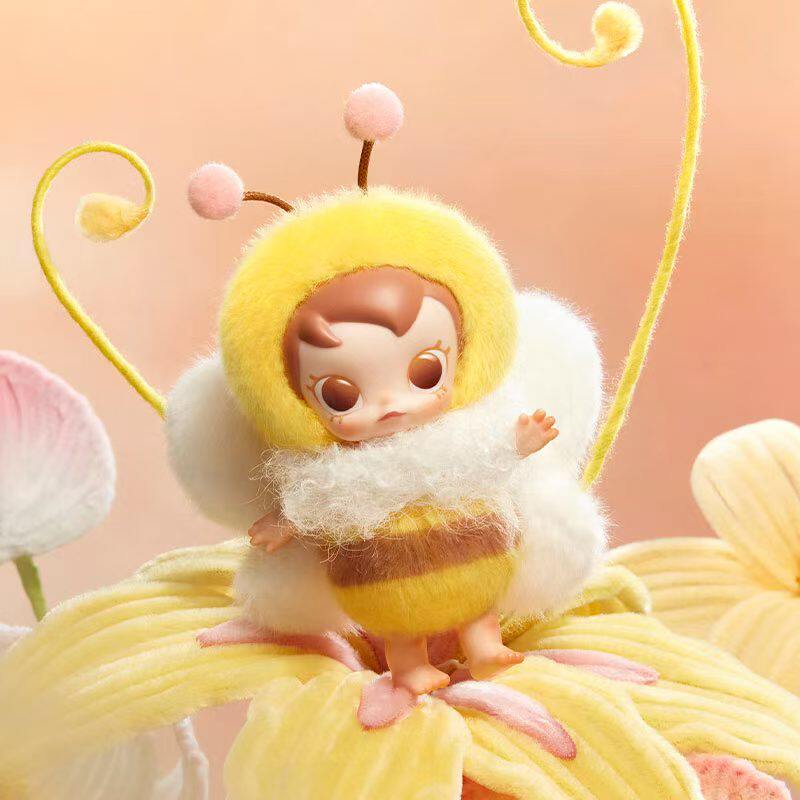 POPMART泡泡玛特Baby Molly虫虫漫游系列搪胶毛绒挂件盲盒礼物