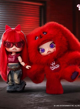 POPMART泡泡玛特MOLLY × YUQI宋雨琦联名1/8可动人偶玩具礼物