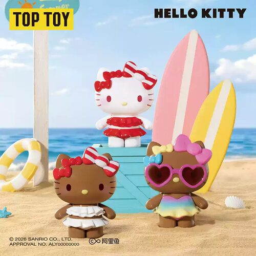 【赵露思同款】TOPTOY萌粒HelloKitty泳衣派对盲袋彩虹糖2.0礼物