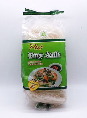 越南进口 Duy Anh 维英牌牛肉干河粉400克宽扁米粉东南亚风味美食