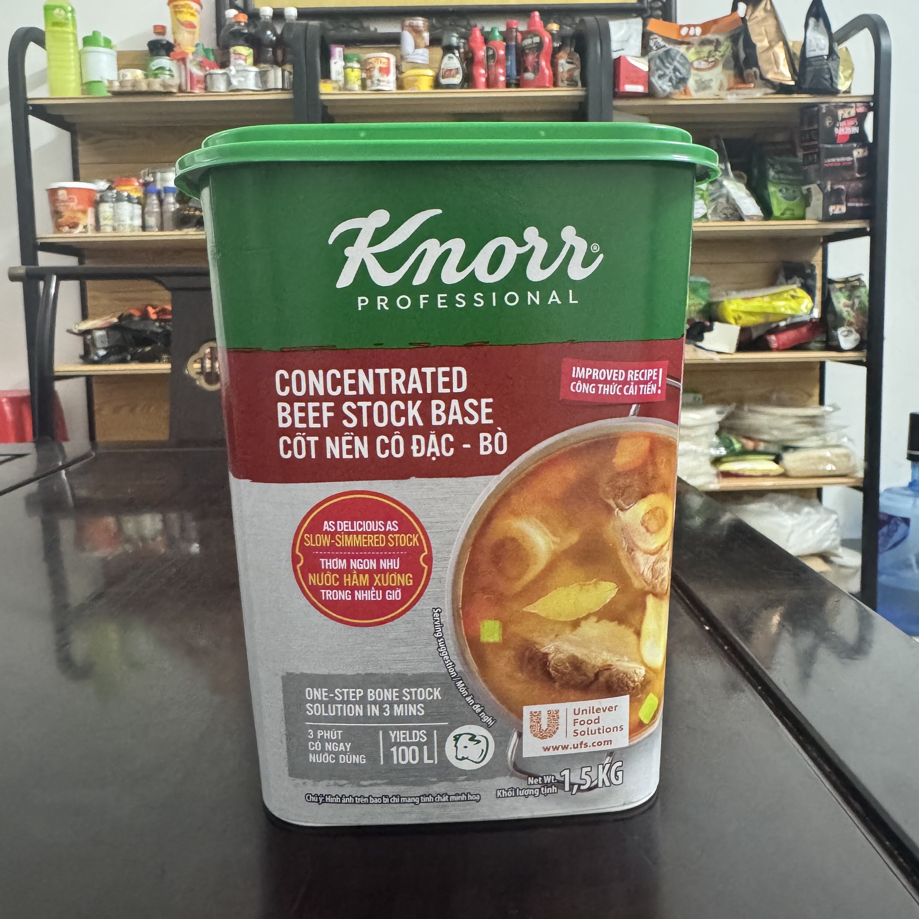 代购 越南家乐牛骨汤料1000克盒装 东南亚特色牛肉河粉调味汤底料