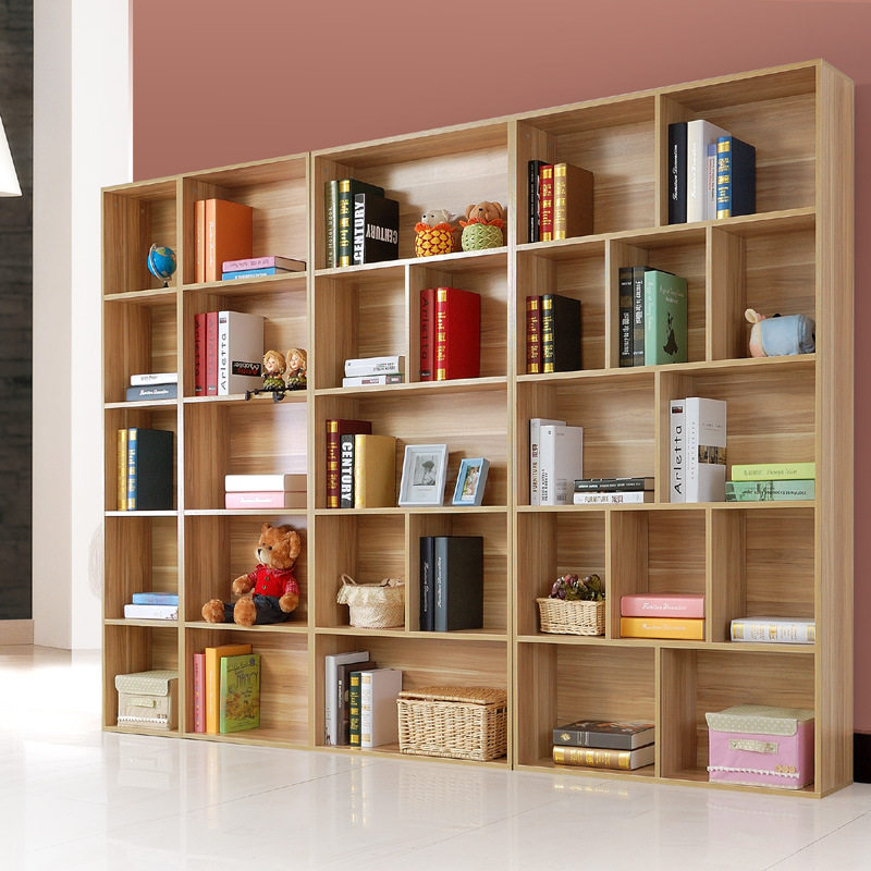 简约现代书房家具自由组合书柜书架收纳储物柜创意格子柜书橱组合